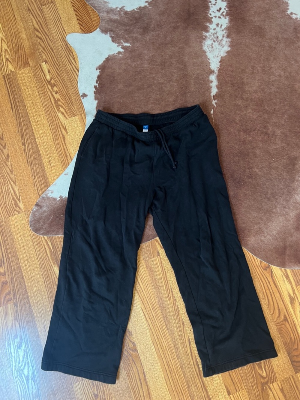 Old Navy Black Women's Wide Leg SweatPants